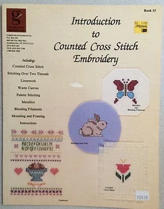 Graphworks International INTRODUCTION TO COUNTED CROSS STITCH EMBROIDERY BOOK 15 - Picture 1 of 3