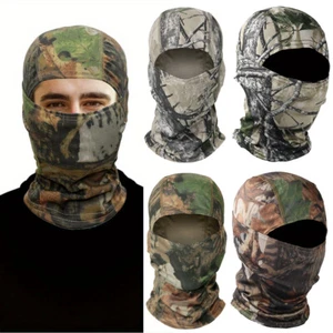 Máscara facial completa de pasamontañas a prueba de viento protección UV capucha camuflaje táctico máscara chiesty - Imagen 1 de 21