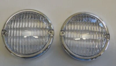 2 Fits 1977 - 1986 Jeep CJ5 7 Front Turn Signal Lenses Clear Parking Lamp Lens - Image 1 of 4
