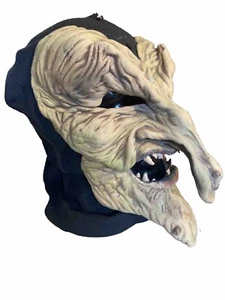 VTG RARE Be Something Studios Death Witch Adult Costume Mask Moving Jaw USA OG - Picture 1 of 8