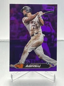 2024 Topps Stadium Club JOSE ABREU PURPLE FOIL 62/75 #117 - Bild 1 von 2