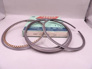 NOS Yamaha TX750 1973 -1974 Genuine Standard Bore Piston Rings Set 341-11610-01 - Picture 1 of 4