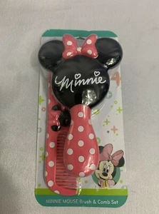 Juego de pinceles y peine rosa Disney Baby Minnie Mouse - Imagen 1 de 5
