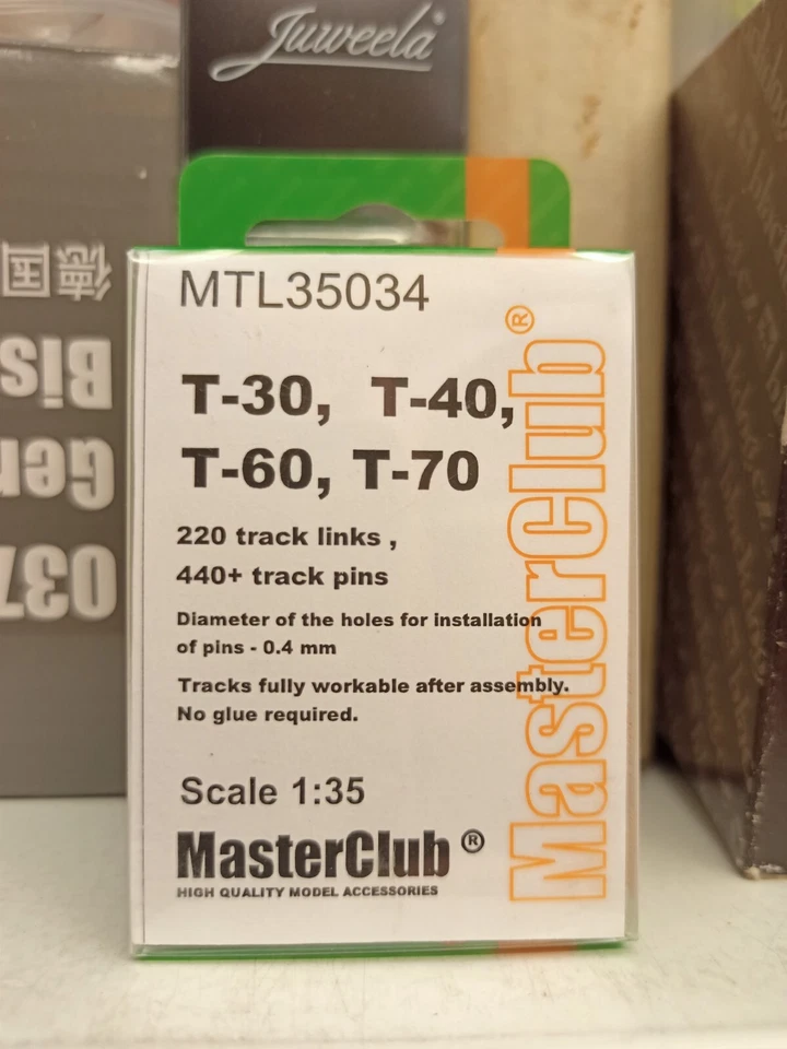 MODELLISMO- T-30/40/60/70 tracks - MASTERCLUB MTL-35034 -1/35 scale - Immagine 1 di 1