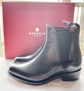 Grenson NORA schwarze Damen-Chelsea-Boots aus Leder US-Größe 7M NEU IM KARTON AUSVERKAUFT!! - Bild 1 von 23