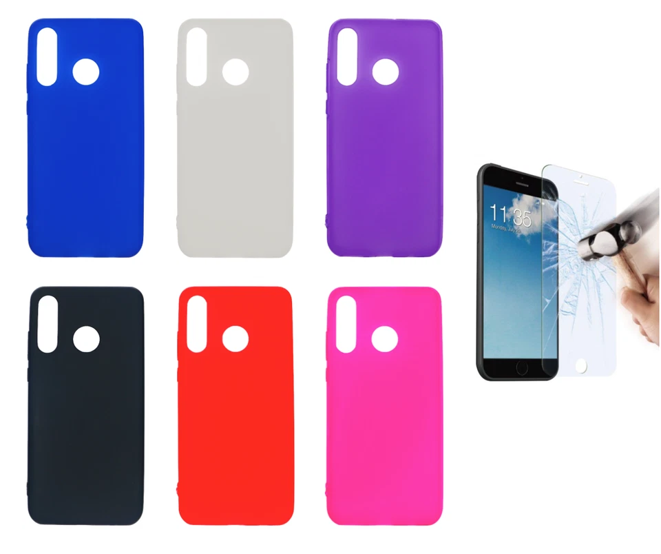 Funda Carcasa Silicona Gel TPU Para Huawei P30 Lite (4G) 6" + Protector Opcional - Imagen 1 de 1