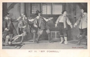 POSTCARD     THEATRE  BOY O'CARROLL    SCENES     ( 2 CARDS ) - Picture 1 of 4