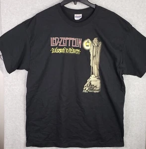 Led Zeppelin Shirt Adult XL Black Stairway To Heaven Rock 2006 Mens Extra Large - Picture 1 of 10