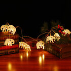  10led Iron Art Hollow Elephant Animal Decorative String Lights Wrought Hanging