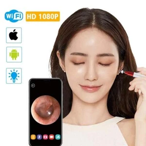 Multifunctional 1080P 2MP 3.9mm Detection Camera WIFI Endoscope Smart Ear Spoon - Picture 1 of 12
