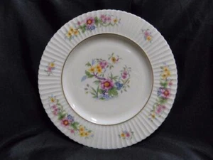 Lenox Sonnet, Florals, Fluted Rim, Gold Trim: Dinner Plate (s), 10 3/4" - Picture 1 of 6