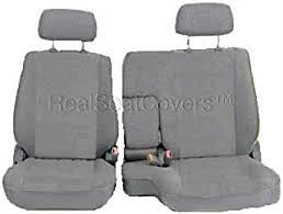 Fundas de asiento de ajuste exacto con tracción en las 4 ruedas Toyota Pickup Xcab 1989-1991, tela gris Foto 1 de 2