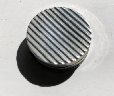 Caja de parches pequeña de plata George III Birmingham 1800 John Thornton Foto 1 de 4