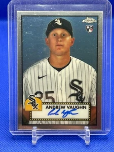 2021 Topps Chrome Platinum Anniversary ANDREW VAUGHN Rookie Auto (PA-AVA) - Picture 1 of 2