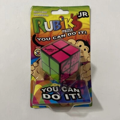 Original Rubik’s Cube Jr Junior 2x2 Puzzle 2008 Rare Rubiks Cube Winning Moves - Image 1 of 4