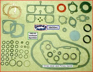 Complete Hi-Comp Motor Gasket Kit, 1982-85 Ironhead Sportster 1000 ref. 17026-82 - Picture 1 of 1