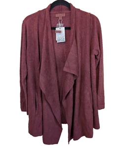 Barefoot Dreams Cardigan Dark Sienna CozyChic Lite Ribbed Island Wrap LP/XLP - Picture 1 of 12