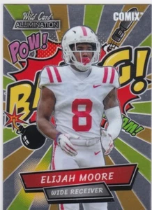 2021 Wild Card Alumination Comix  Elijah Moore #AC-23 Rookie RC - Picture 1 of 1