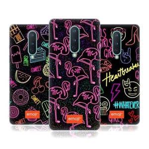 OFFICIAL emoji® NEON SOFT GEL CASE FOR GOOGLE ONEPLUS PHONES - Picture 1 of 10