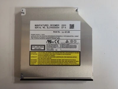 PANASONIC / MATSUSHITA UJ-812-B DVD-R/DVD-RW/CD-R/-RW NOTEBOOK DRIVE. - Image 1 of 3