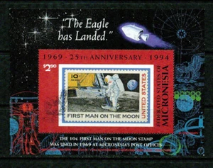 MICRONESIA    - 1994  – FIRST MAN ON THE MOON  – VF  **  - Picture 1 of 1