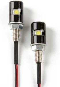 2x License Plate Light,Tag Screw Bolt Lamp,12V White LED Bulb for Car Motorcycle - Picture 1 of 8