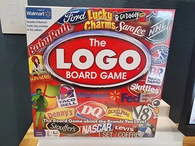 New Spin master THE LOGO BOARD GAME only at Walmart Sealed - Image 1 of 2