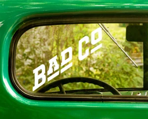 2 DECALCOMANIE BAND BAD COMPANY Adesivi Bogo per Auto Camion Finestra Paracolpi Laptop - Foto 1 di 1