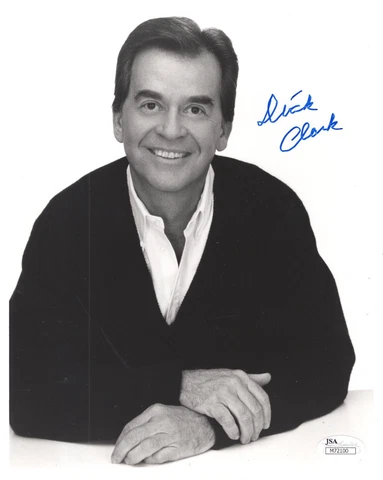 DICK CLARK HAND SIGNED 8x10 PHOTO    AMERICAN BANDSTAND    AWESOME POSE      JSA Cover