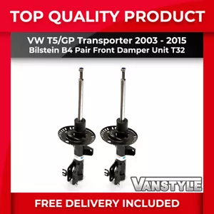 FITS T5 TRANSPORTER 03-15 BILSTEIN B4 FRONT PAIR SUSPENSION SHOCK ABSORBER T32 - Picture 1 of 12