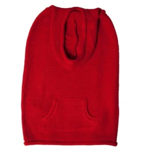 Vibrant Life Pullover Solid Red Hooded Holiday Sweater For Pets Dogs Cats Size S - Picture 1 of 3