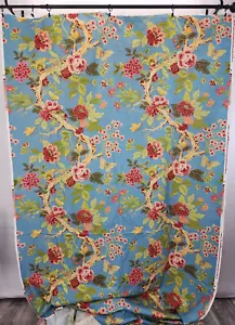 Tela de tapicería Richloom floral pájaros mariposa serigrafía original 212""X56 - Imagen 1 de 12