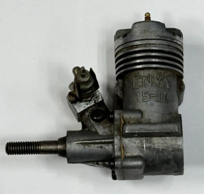 Vintage Enya .15 15 III Two Stroke Nitro RC Remote Control Airplane Engine - Image 1 of 2