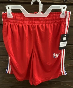NBA Basketball Shorts for Boys Size M Color Red / Side Stripe - Picture 1 of 5