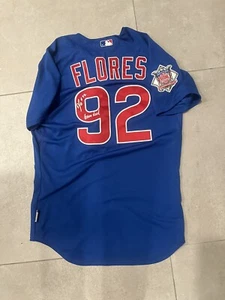 Jose Flores Signed Game Used Cubs Jersey  - Picture 1 of 2