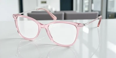 Lente de demostración rosa transparente SWAROVSKI SK2010 3001 52 mm para mujer Foto 1 de 4