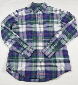 Camicia Ralph Lauren vestibilità classica a quadri con bottoni manica lunga cotone uomo media - Foto 1 di 10