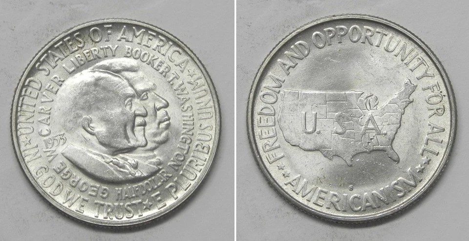 X7091 1953-S Washington Carver Commemorative Half Dollar 50c, BU - Image 1 of 1