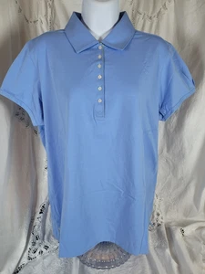 Lady Hagen 6 Knopf Polo Damen XL blau Pullover UV Bocking Golf Tennis Outdoor - Bild 1 von 18