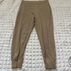 Pantalones de chándal para mujer COS medianos caqui tostados 100 % algodón ocio informales - Imagen 1 de 8