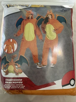 Disfraz Pokémon Deluxe CHARIZARD Traje Disfraz Con Alas Mediano 38-40 NUEVO- #158 Foto 1 de 4