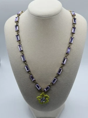 Ожерелье Betsy Johnson фиолетовое и желтое - Изображение 1 из 4