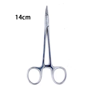1 Set Dental Suture Needle Holder 14mm Stainless Steel Surgical Instrument - Picture 1 of 7