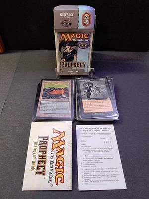 MtG Prophecy 'Distress' Theme Deck from 2000 | Opened – Complete - Image 1 of 4
