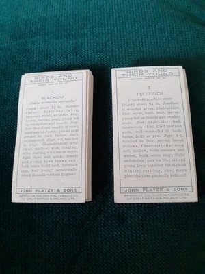 John Player Birds And Their Young 2 Sets Of 25 1955 1st & 2nd (UNISSUED) - Image 1 of 2