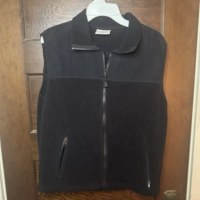 Vintage Timberline Colorado Black Fleece Vest Full Zip Men’s Medium Made In USA - Image 1 of 3
