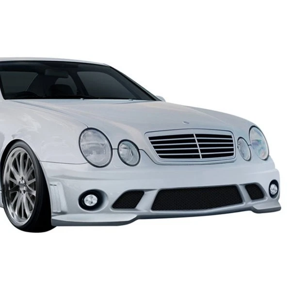 For Mercedes-Benz CLK320 98-02 W-1 Style Fiberglass Front Bumper Cover Unpainted Foto 1 de 4