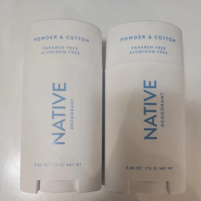 Desodorante nativo parabenos y aluminio libre de energía y algodón 2,65 oz lote de 2 Foto 1 de 2