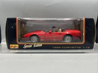 Chevrolet Corvette 1996 1/18 Maisto edición especial rojo 31830; Foto 1 de 4