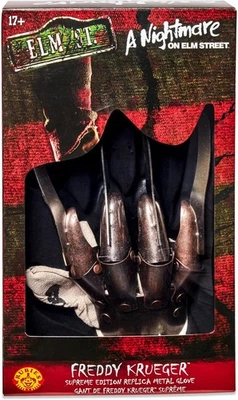 A Nightmare on Elm Street  Freddy Replica Metal Glove - Rubies NEW W/ Box Damage - Image 1 of 4